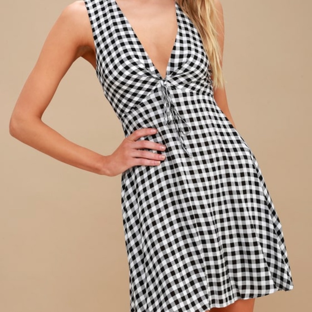 Lulus Gingham Dress